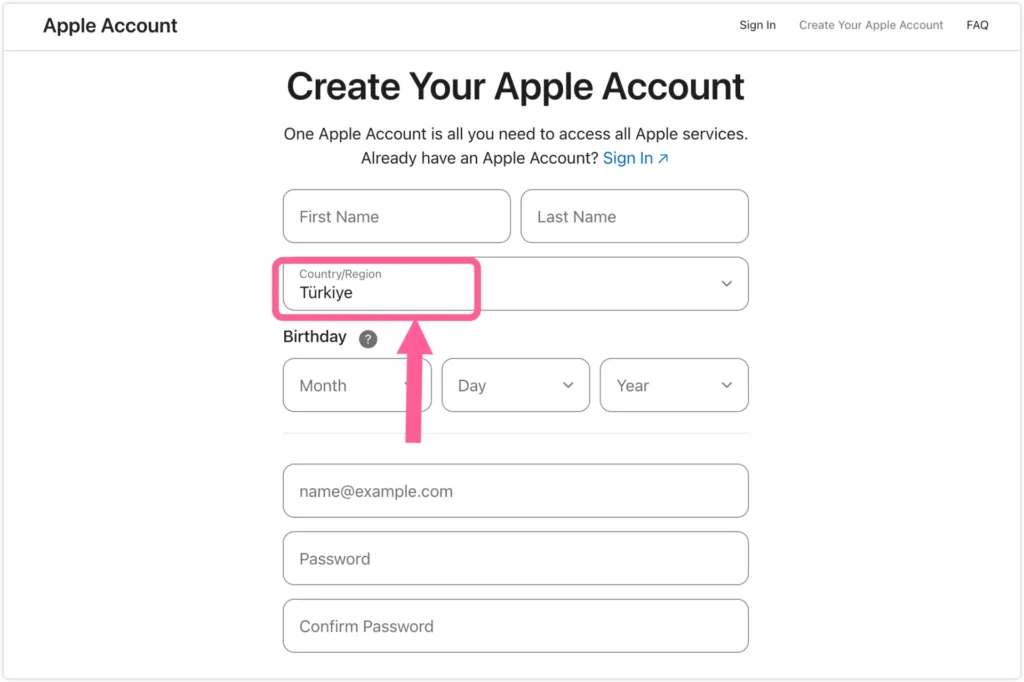 fill in the form 