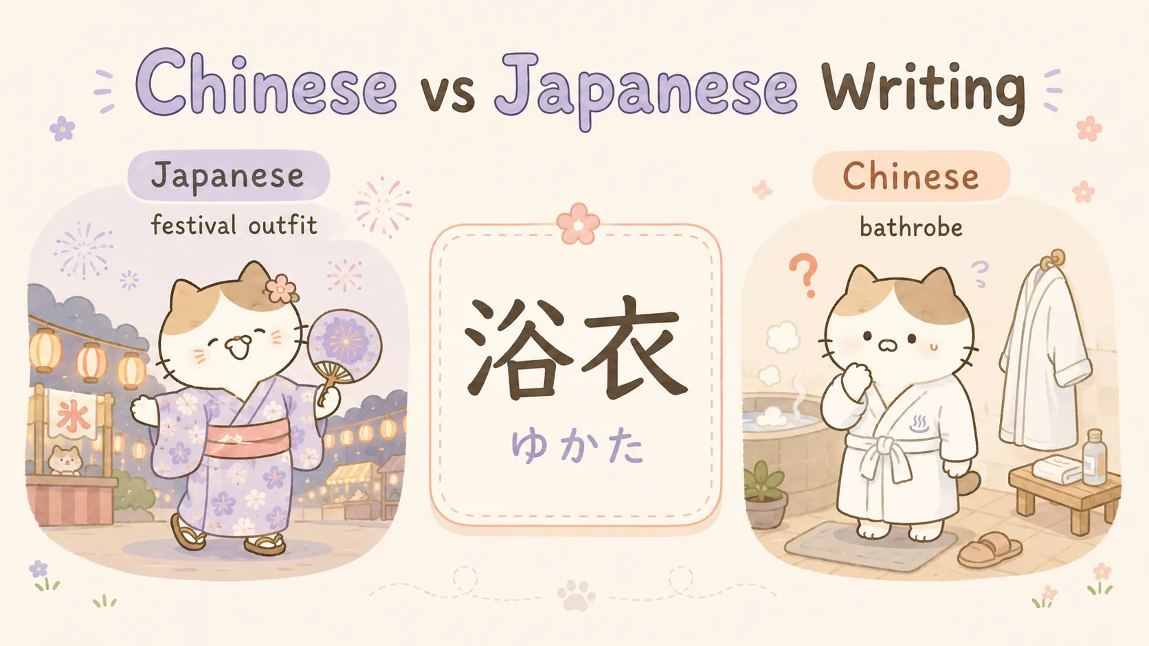 Chinese vs Japanese Writing: Why the Same Characters Don’t Always Mean the Same Thing